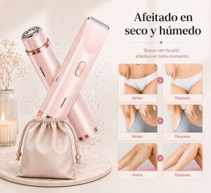 Depiladora Eléctrica 2 en 1