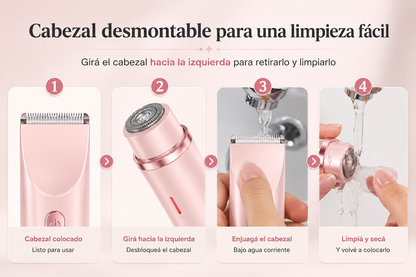 Depiladora Eléctrica 2 en 1